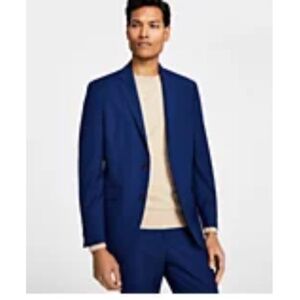 Men’s Suit 36S Kenneth Cole and 32x30 pants blue